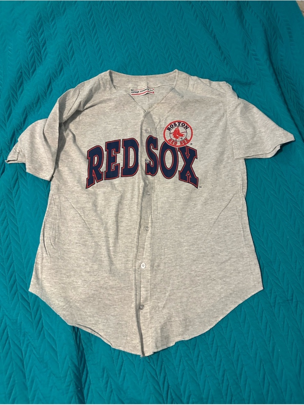 Boston Red Sox Vintage Button Down Shirt Sz XL